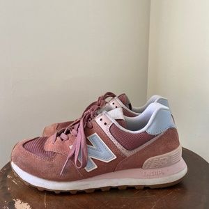 New Balance 574 Classic - Pink and Blue
